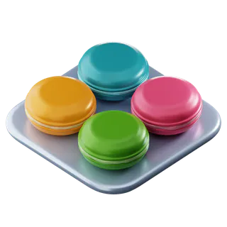 Free 3D macaroon icon