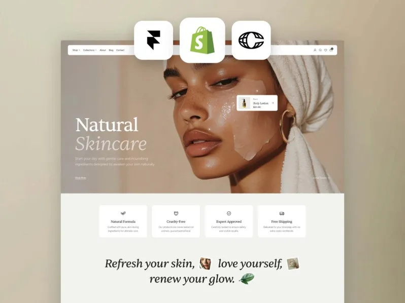 Kanva framer ecommerce template