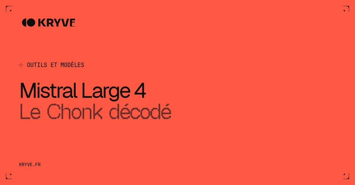 Mistral Large 4 : Le Chonk décodé