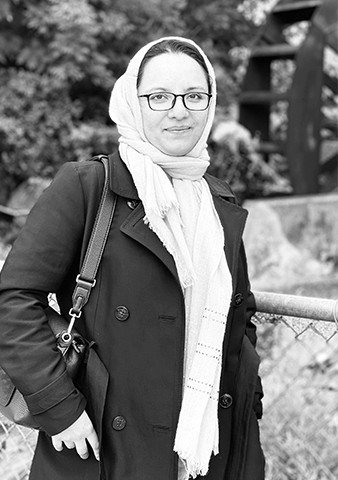 Portrait of portfolio creator – front view