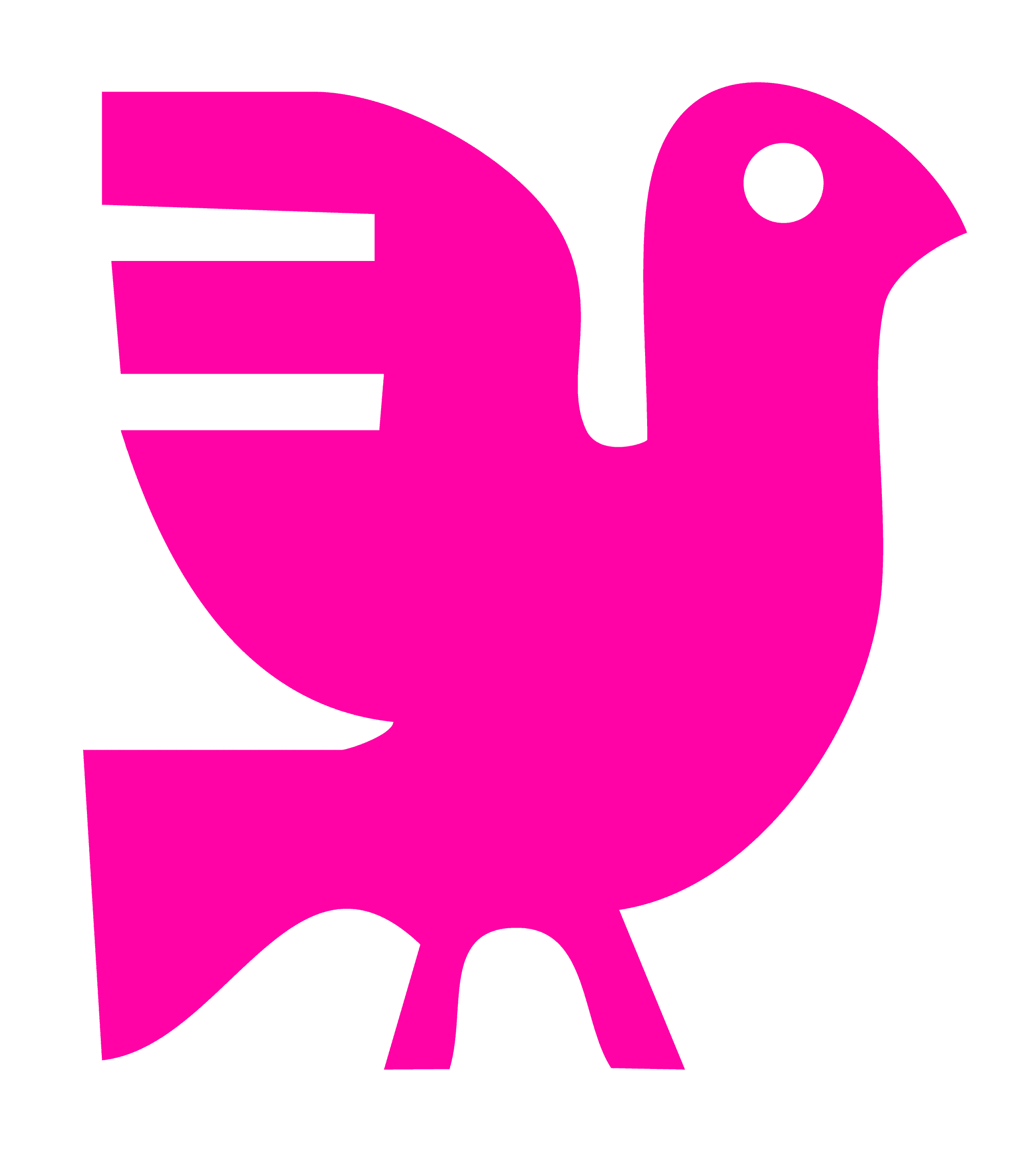 Stylized bird icon representing C2 creativity and expression.