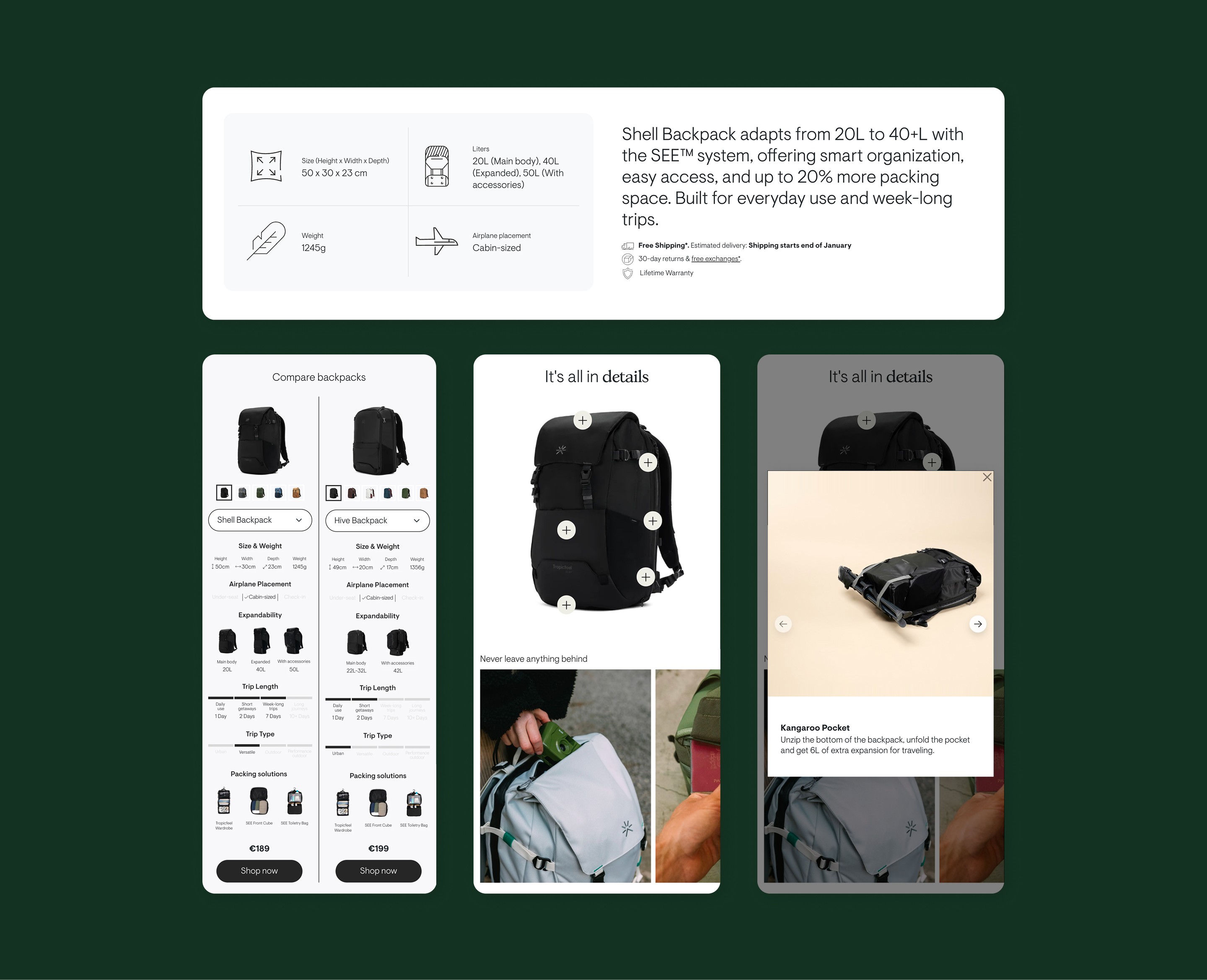Details content mobile