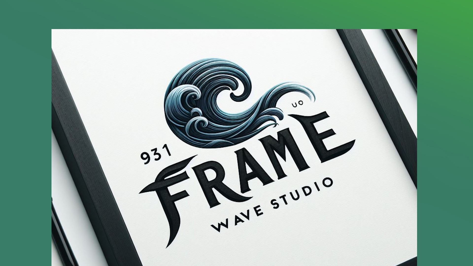 Frame Wave Studio Logo Design Created by 99dotzero