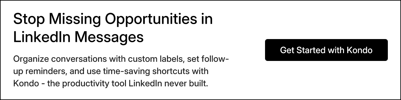 Stop Missing Opportunities in LinkedIn Messages