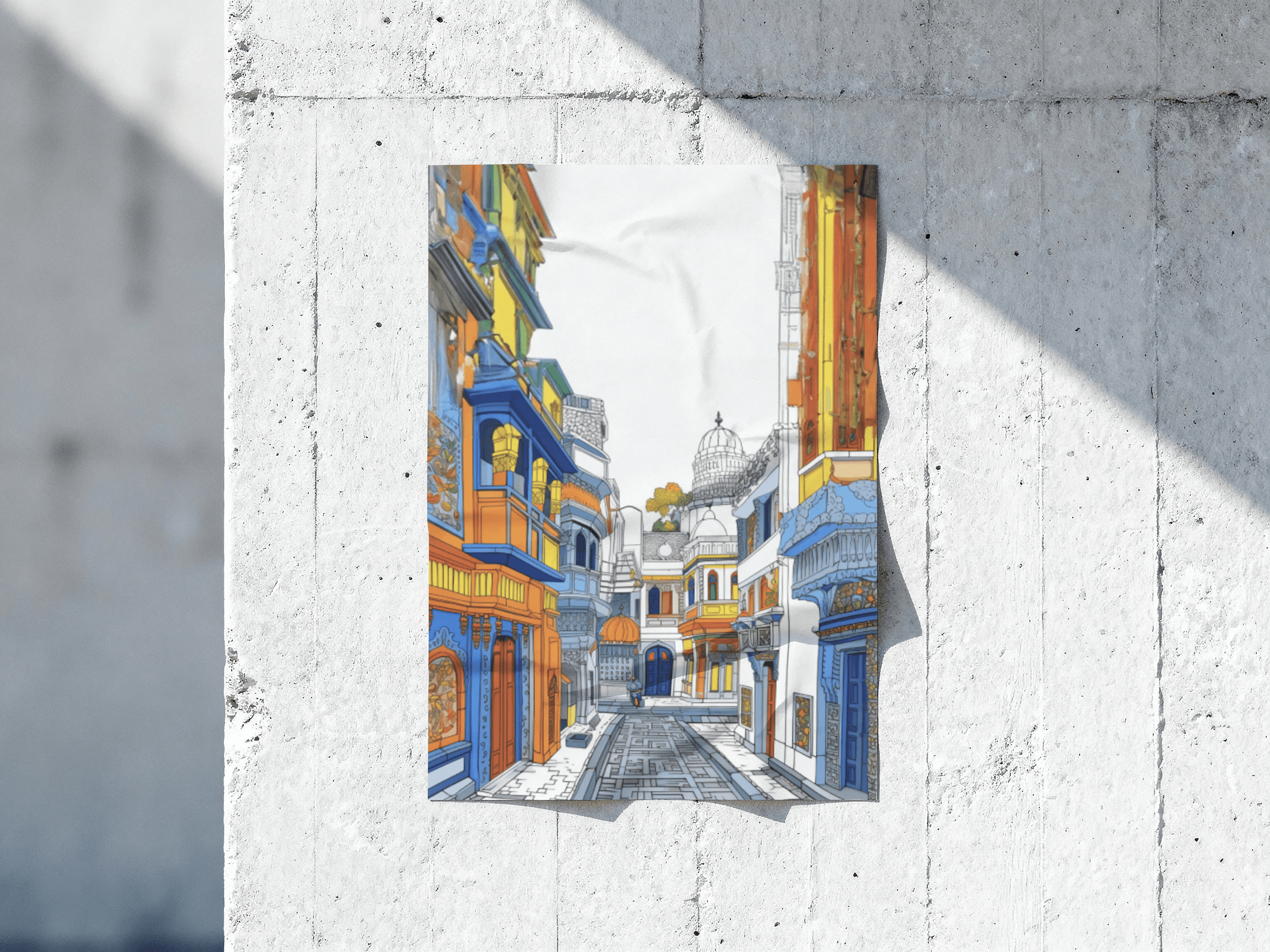 person using ear device with ai