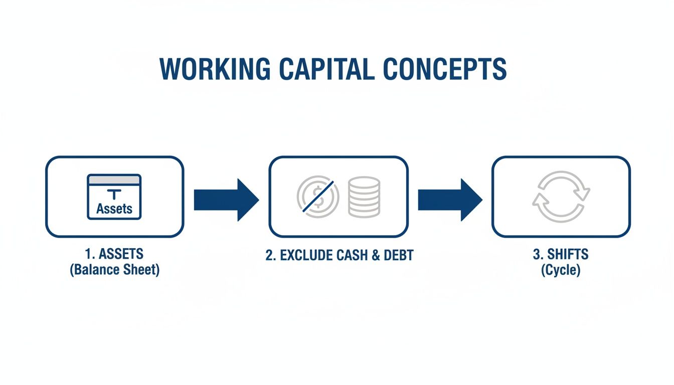 Infographic about change in working capital