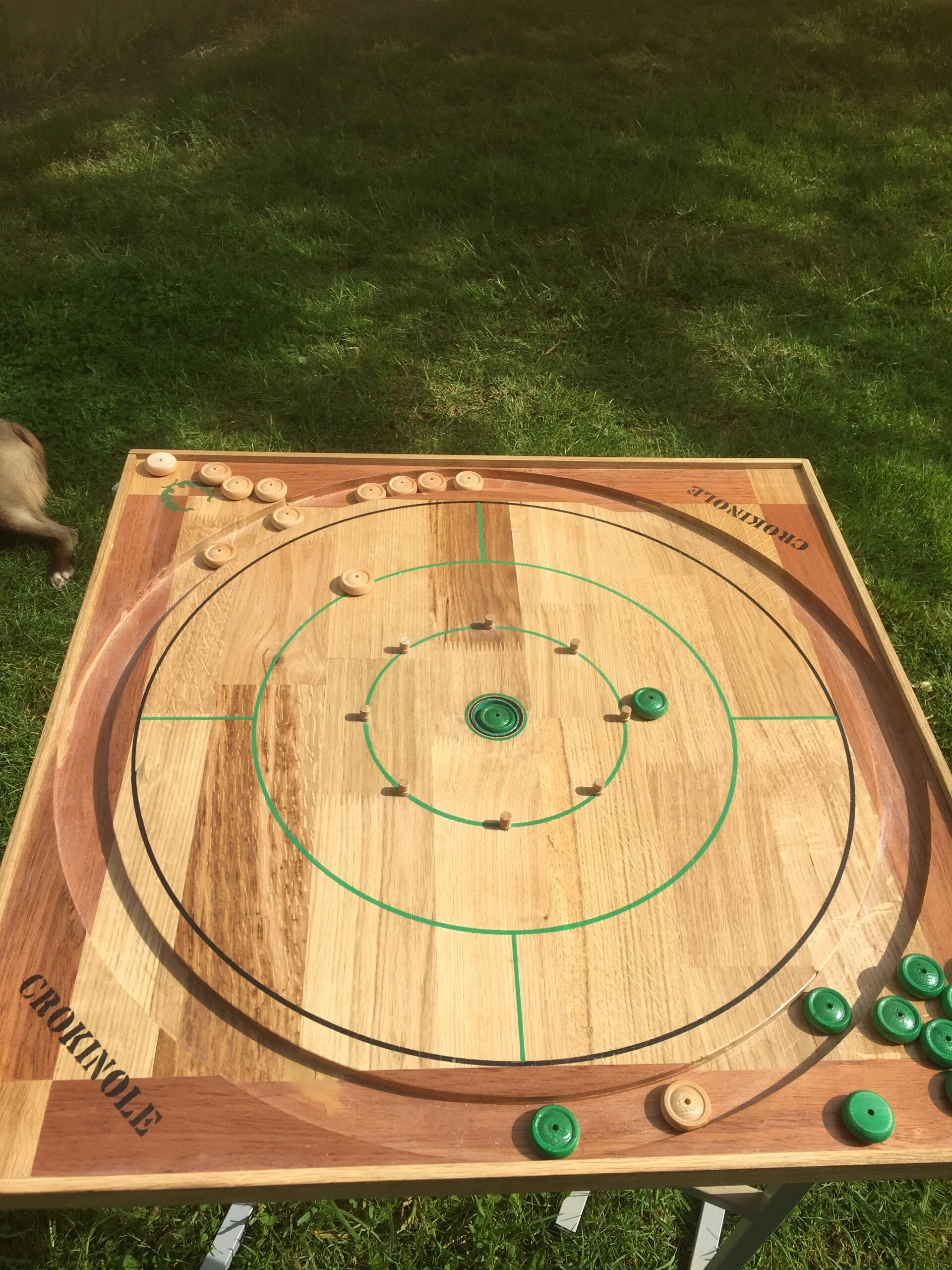 Jeu en bois le crokinole