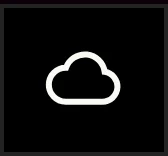 Status light: solid empty cloud