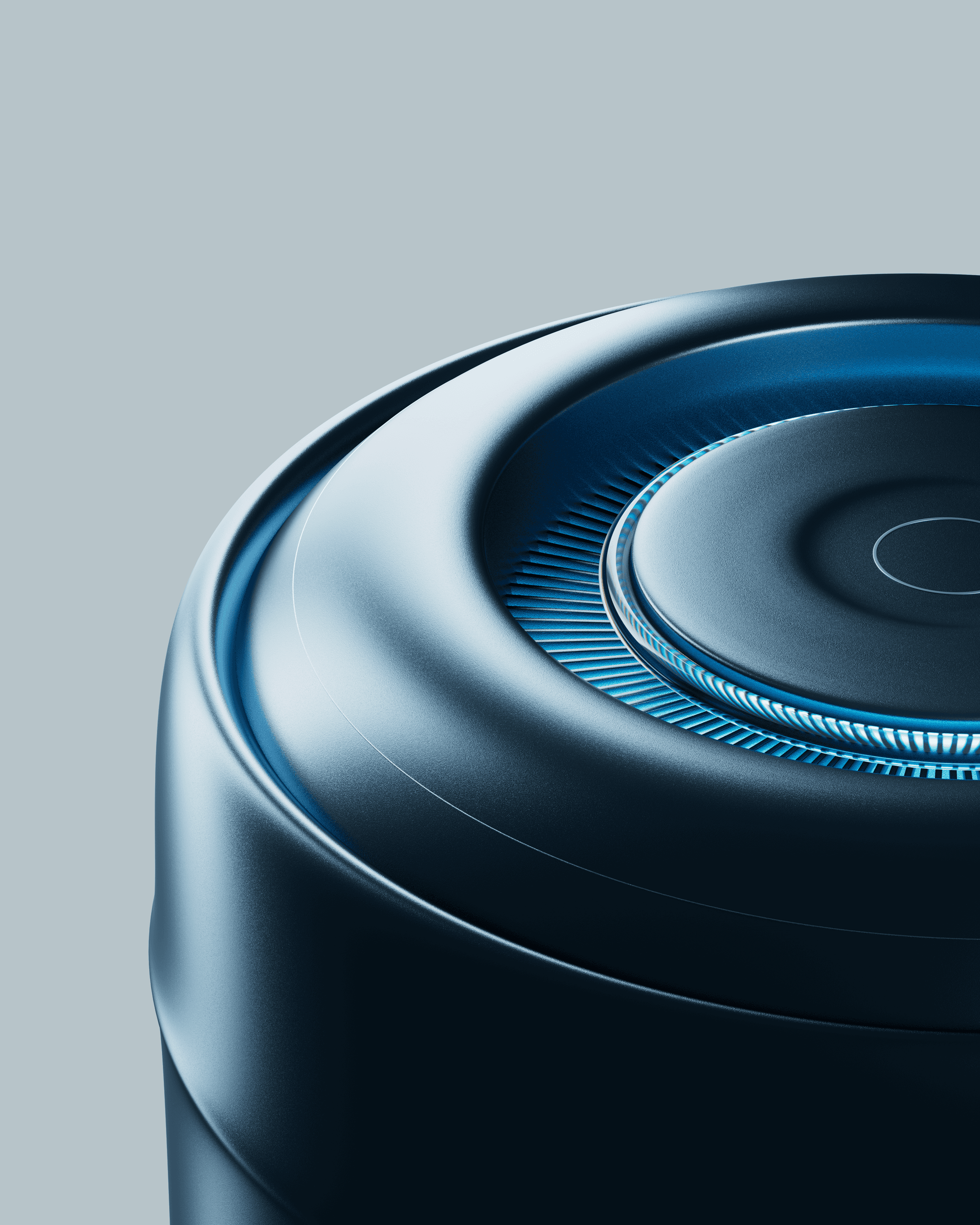 Modern home office setup with a monitor, ergonomic chair, keyboard, and indoor plants near a window with blinds.