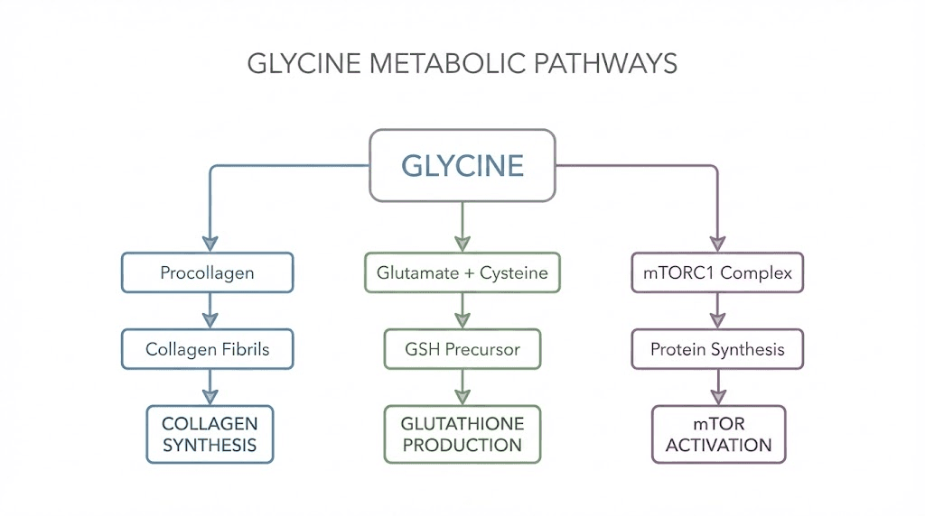 How glycine works in the body for muscle preservation and antioxidant defense