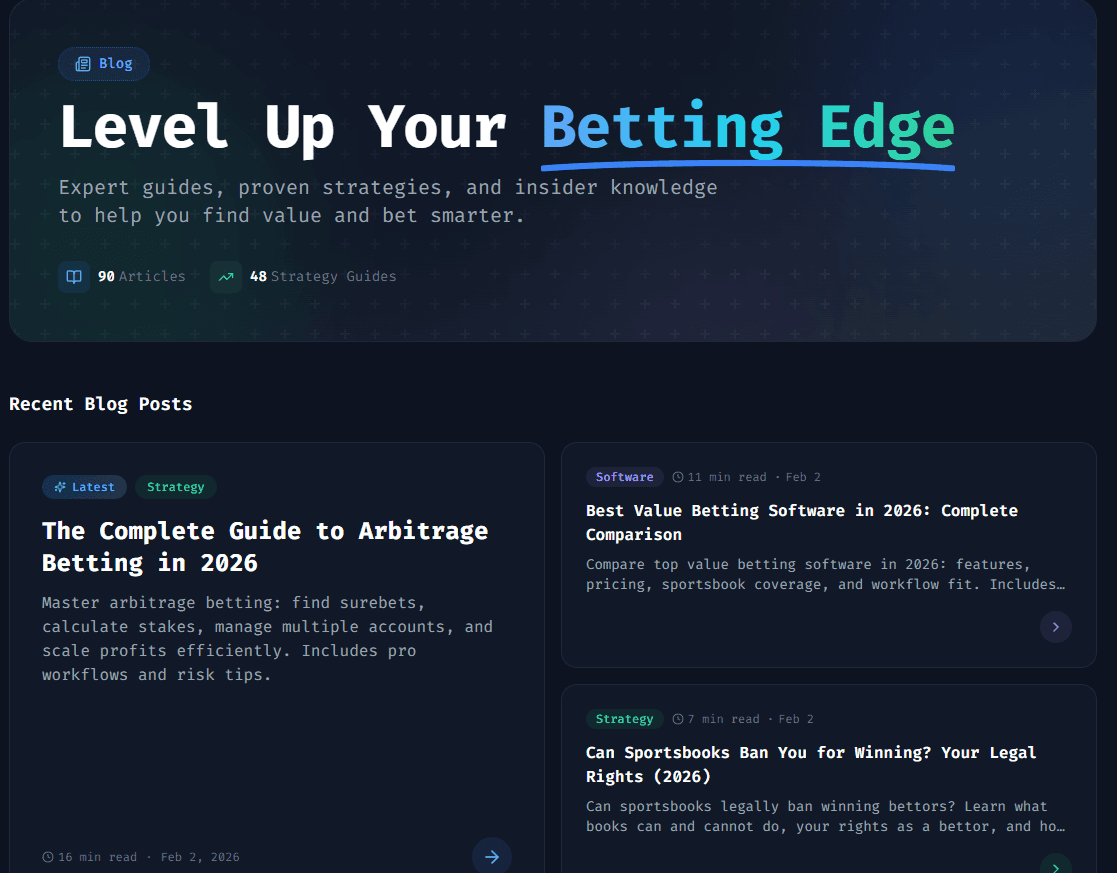 Bet Hero educational content