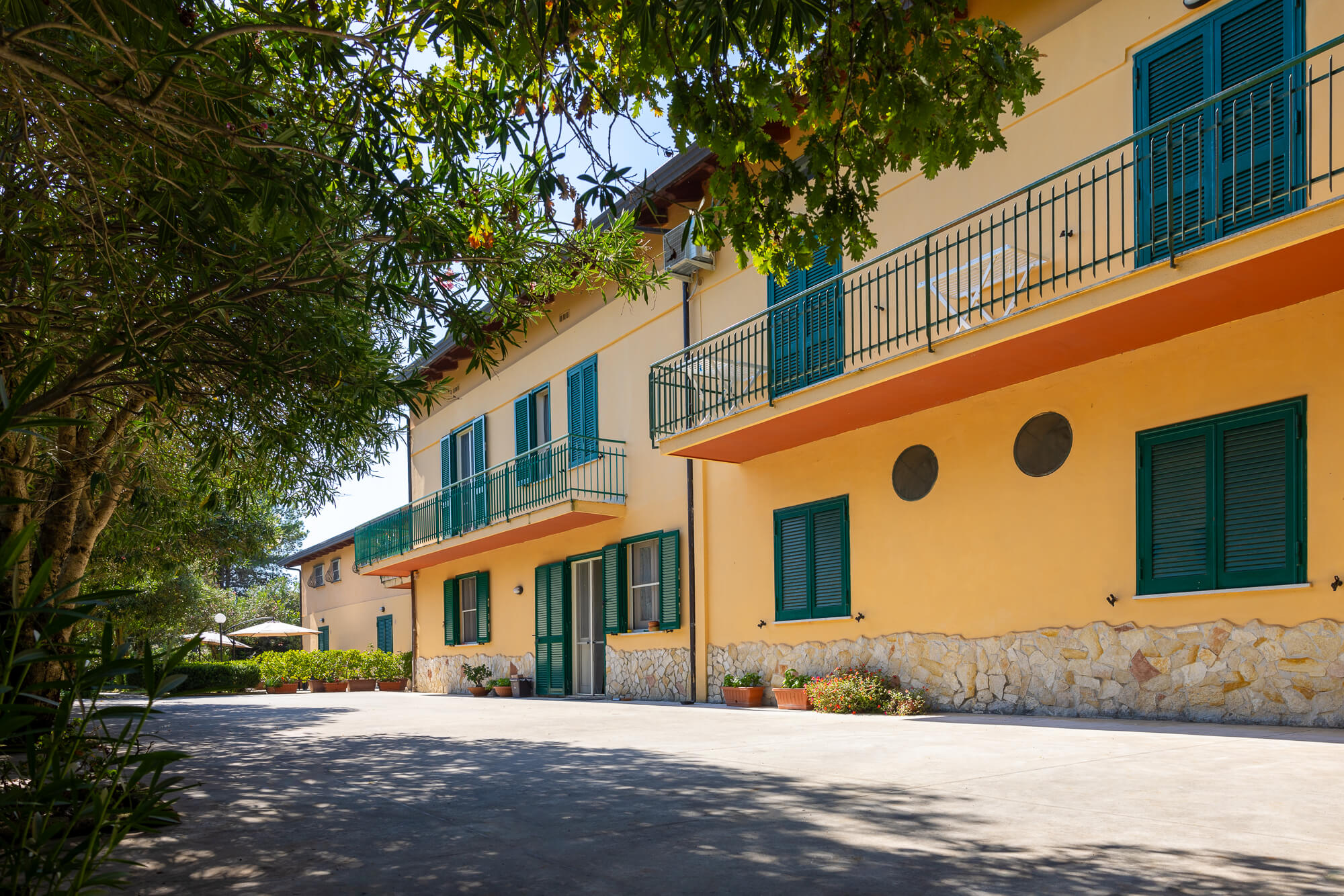 Uno scorcio della struttura di Zefiro