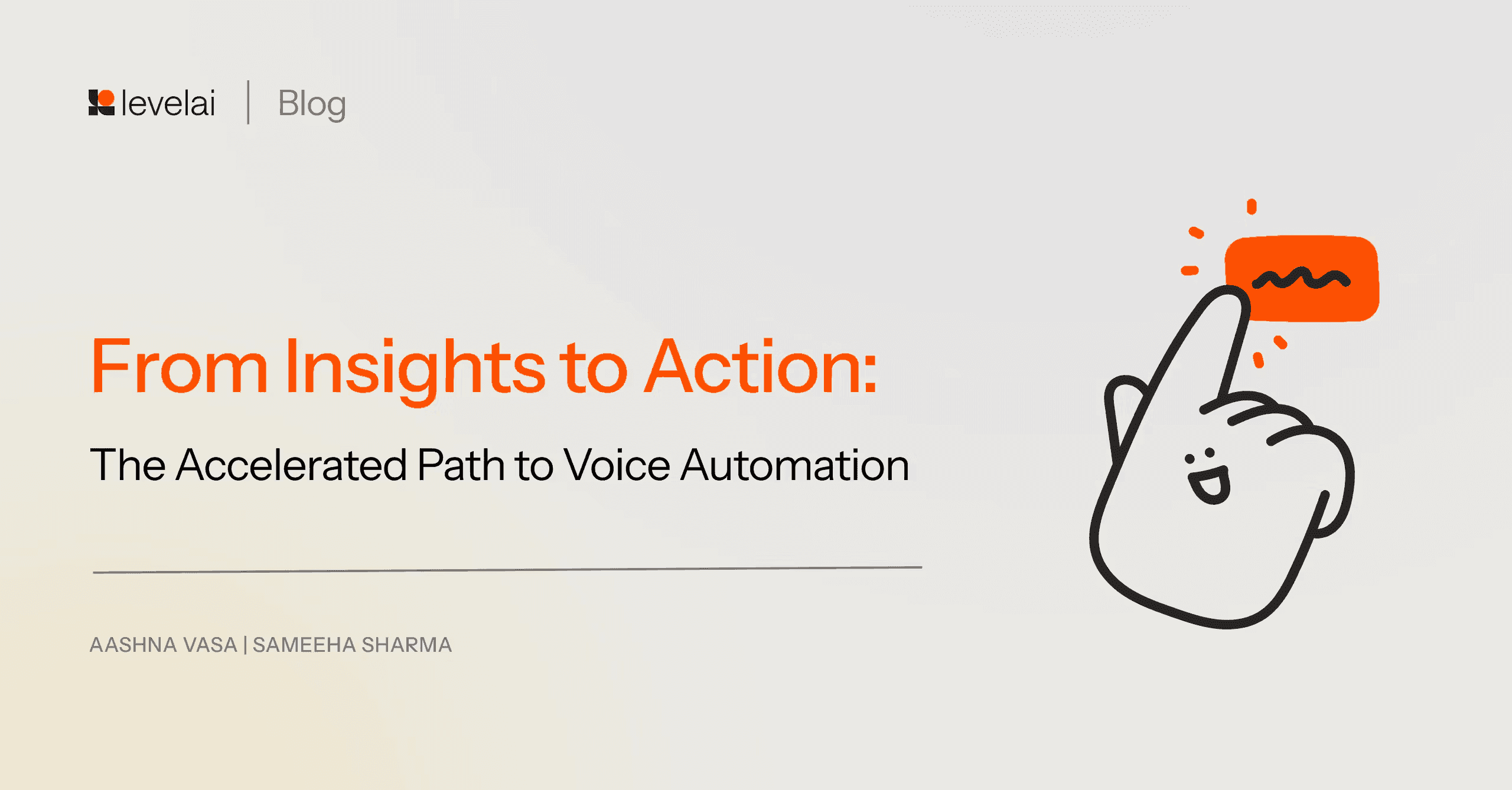 From insights to action: the accelerated path to voice automation