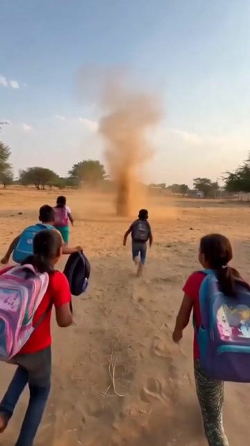 Dust Devil Playground Viral Video