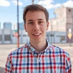 man posing for headshot
