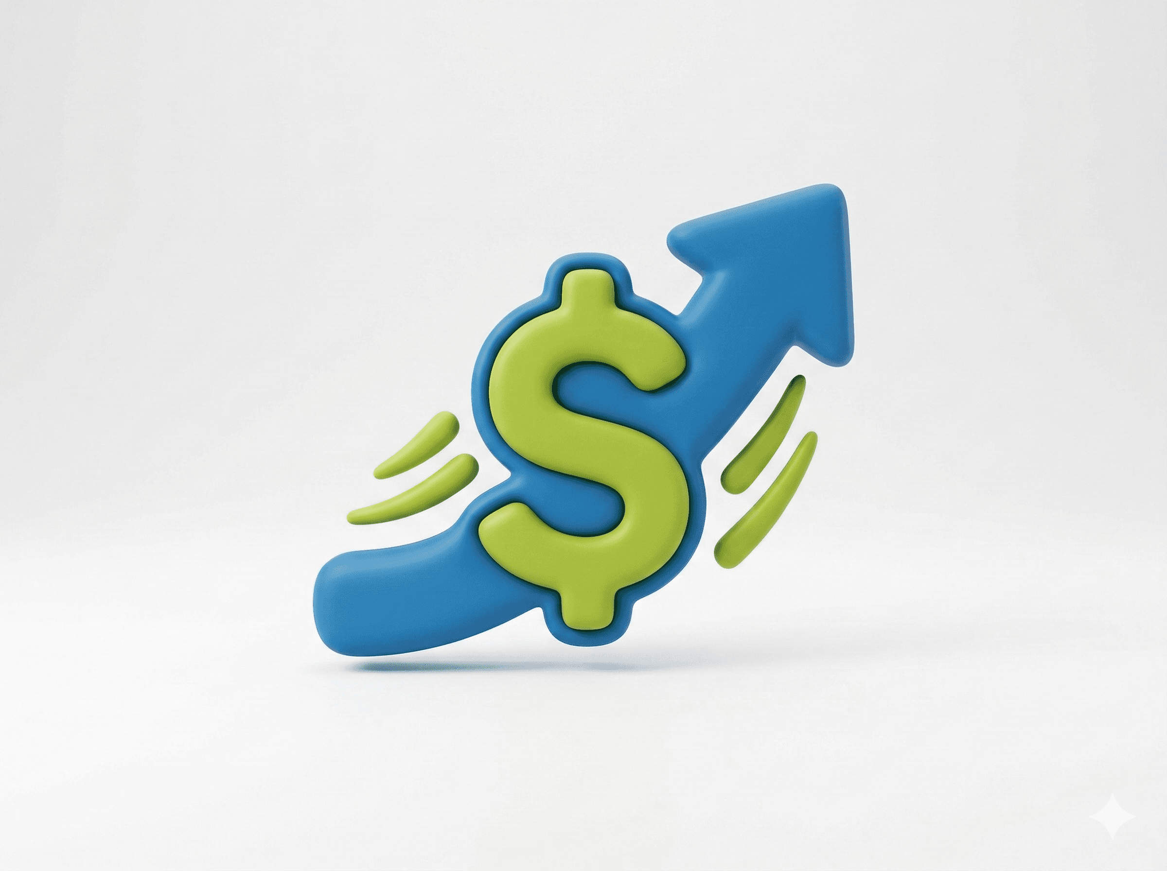 Minimal abstract sculpture with flowing translucent white curves, softly lit and casting gentle shadows on a neutral gray background.