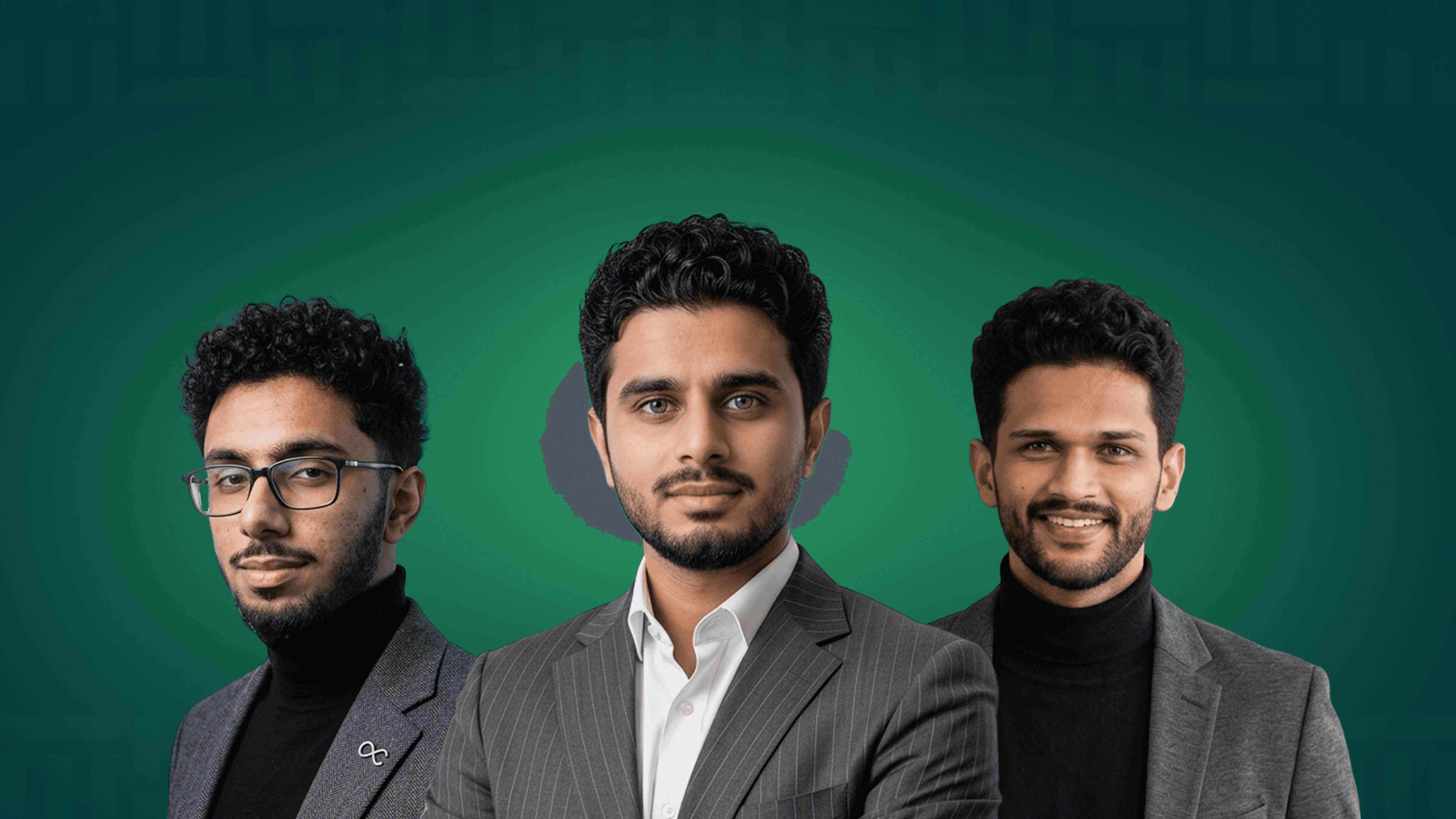 The BOX Mobile design team working together at Emirates NBD, one lead and three senior product designers