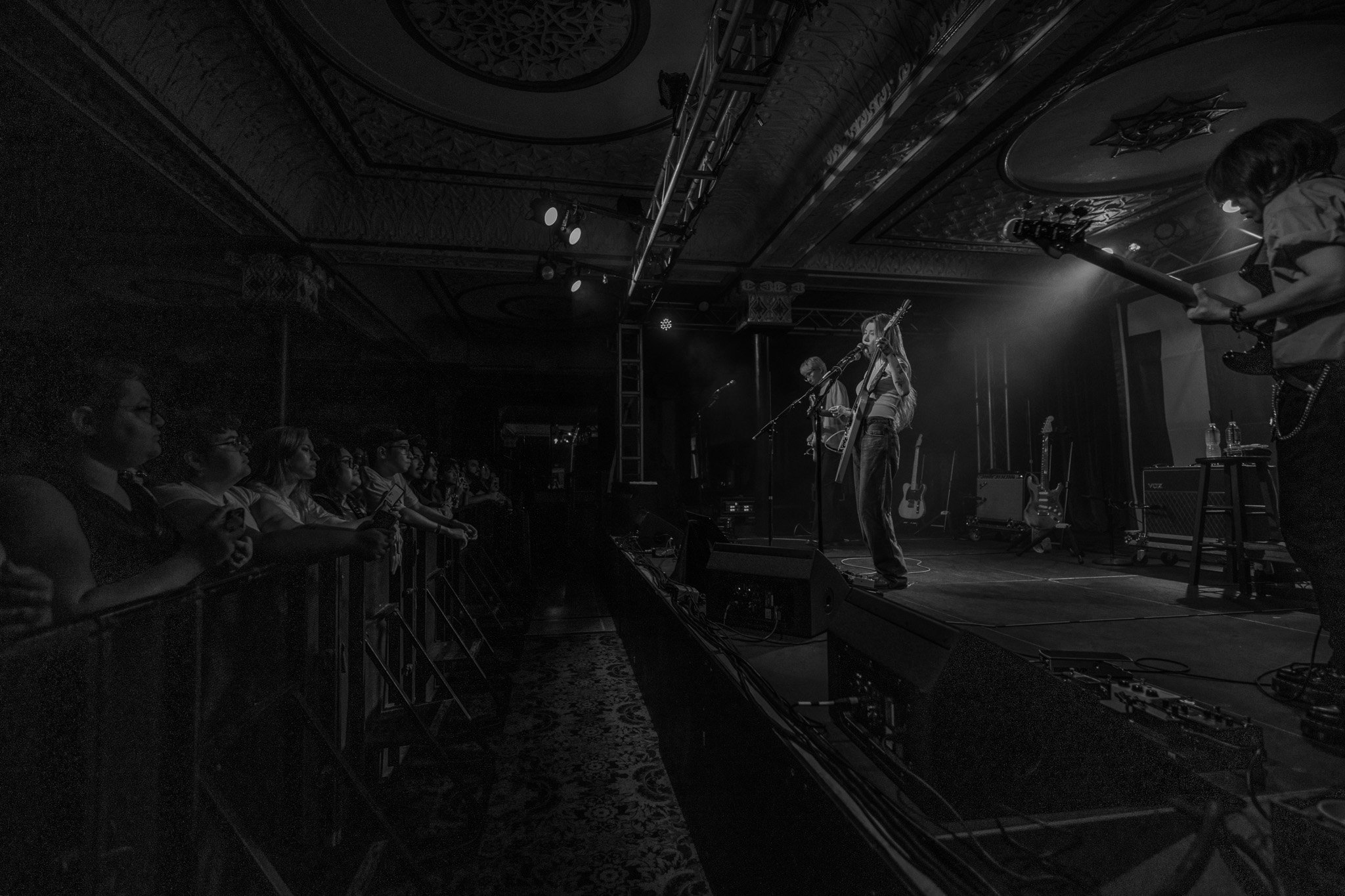 erin Baek performing with The Volunteers at Deluxe Basement in Indianapolis