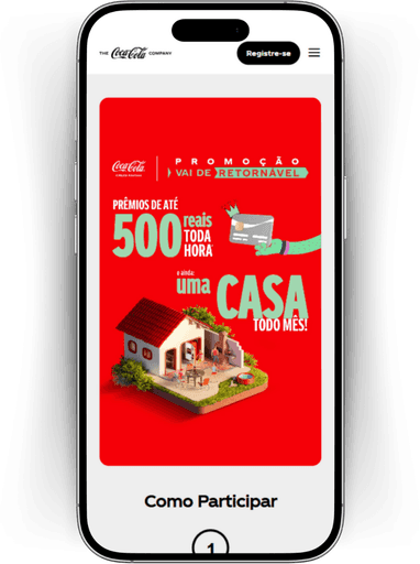 Coca-Cola - Plataforma de Pagamento de Promoções, Incentivo e Premiações | Hub 4pay