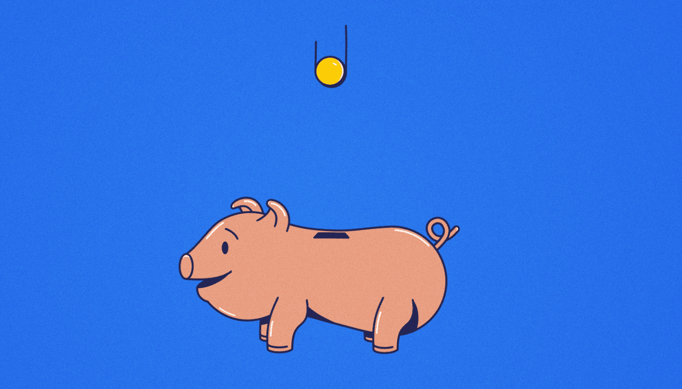 Piggy bank illustration