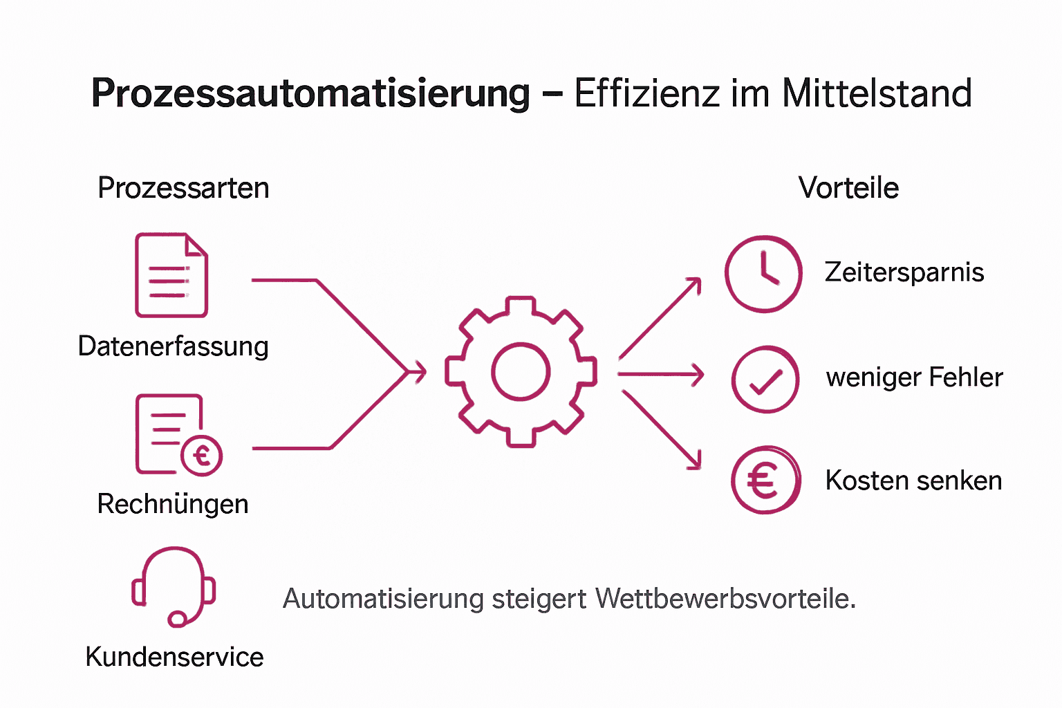 Infografik: So steigert Prozessautomatisierung die Effizienz im Unternehmen