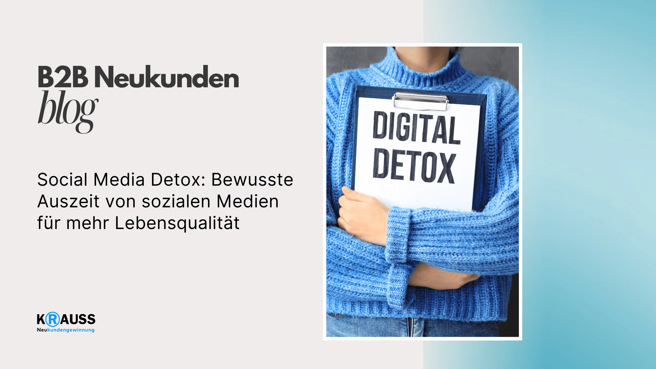 Social Media Detox: Bewusste Auszeit von sozialen Medien für mehr Lebensqualität