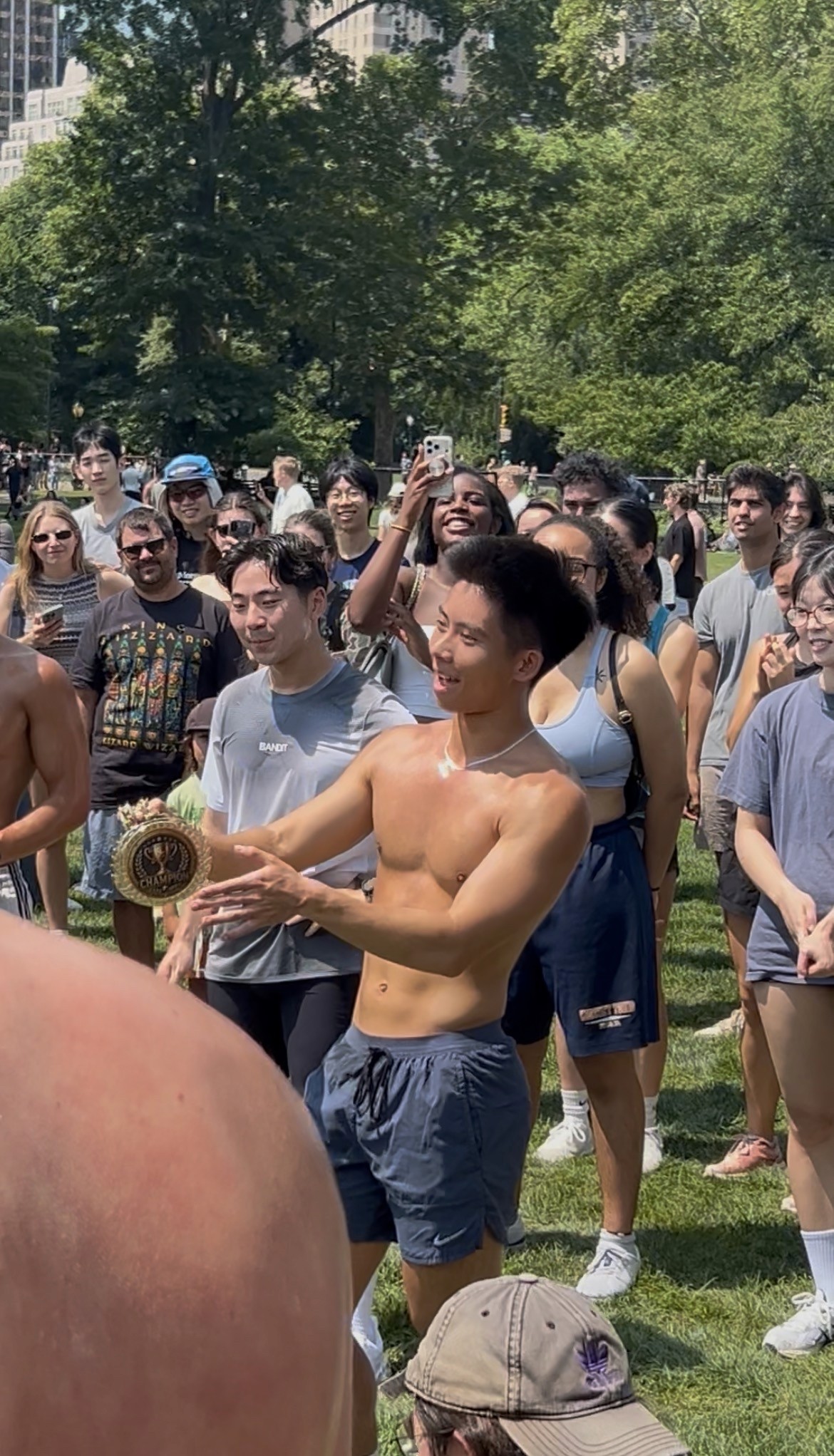 FitnessGram Pacer Test event in Sheep Meadow