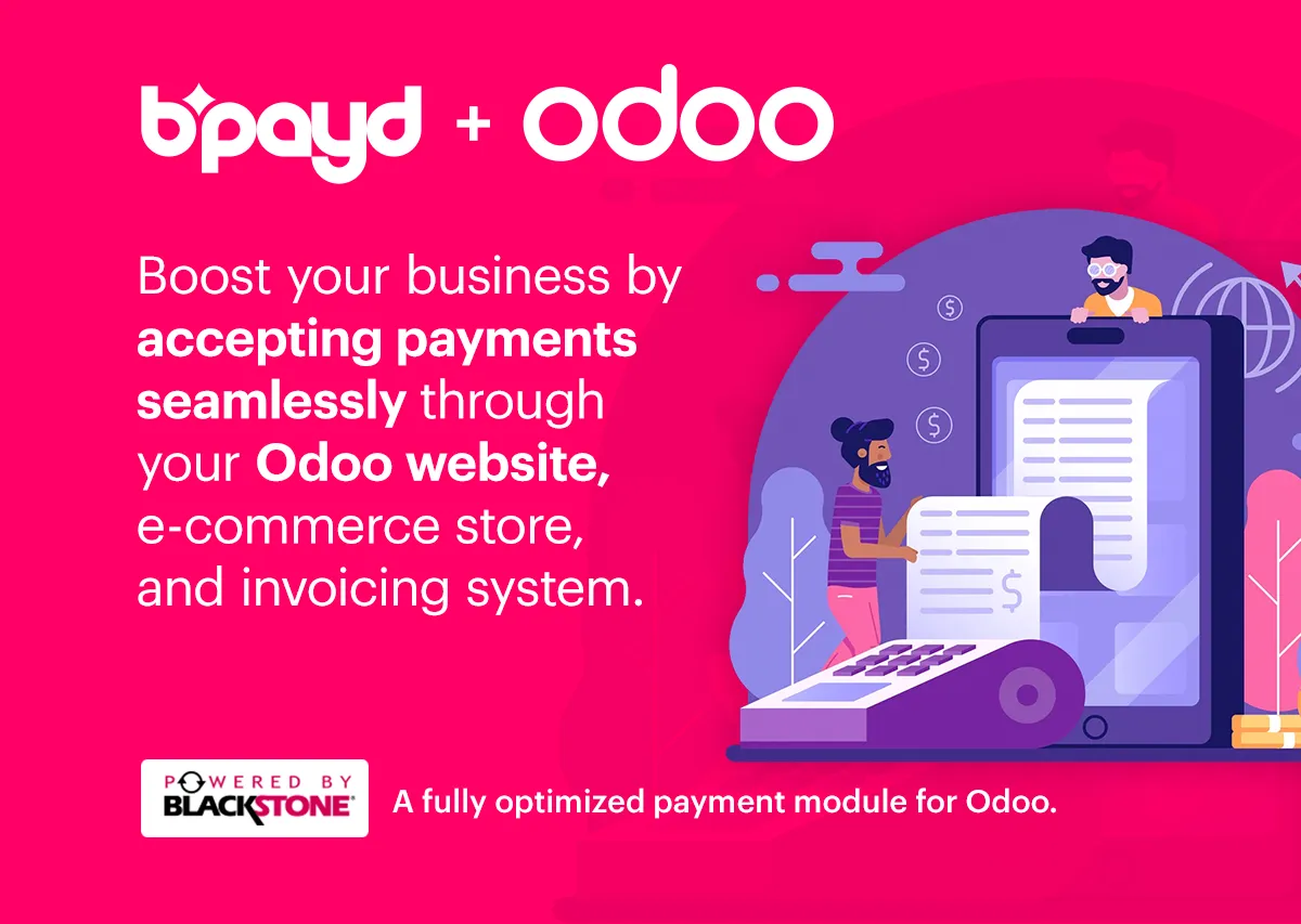 bpayd + odoo seamless intragration.
