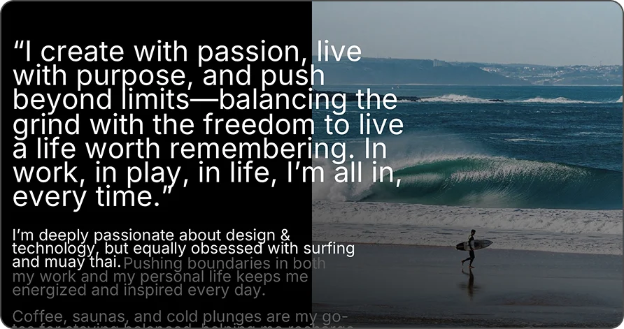 Website mockup about