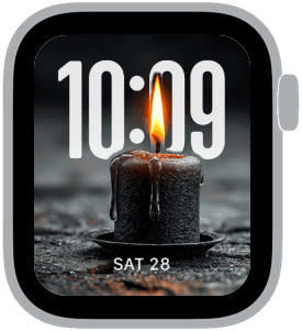 Witchlight Apple Watch face preview 4 featuring halloween and autumn.