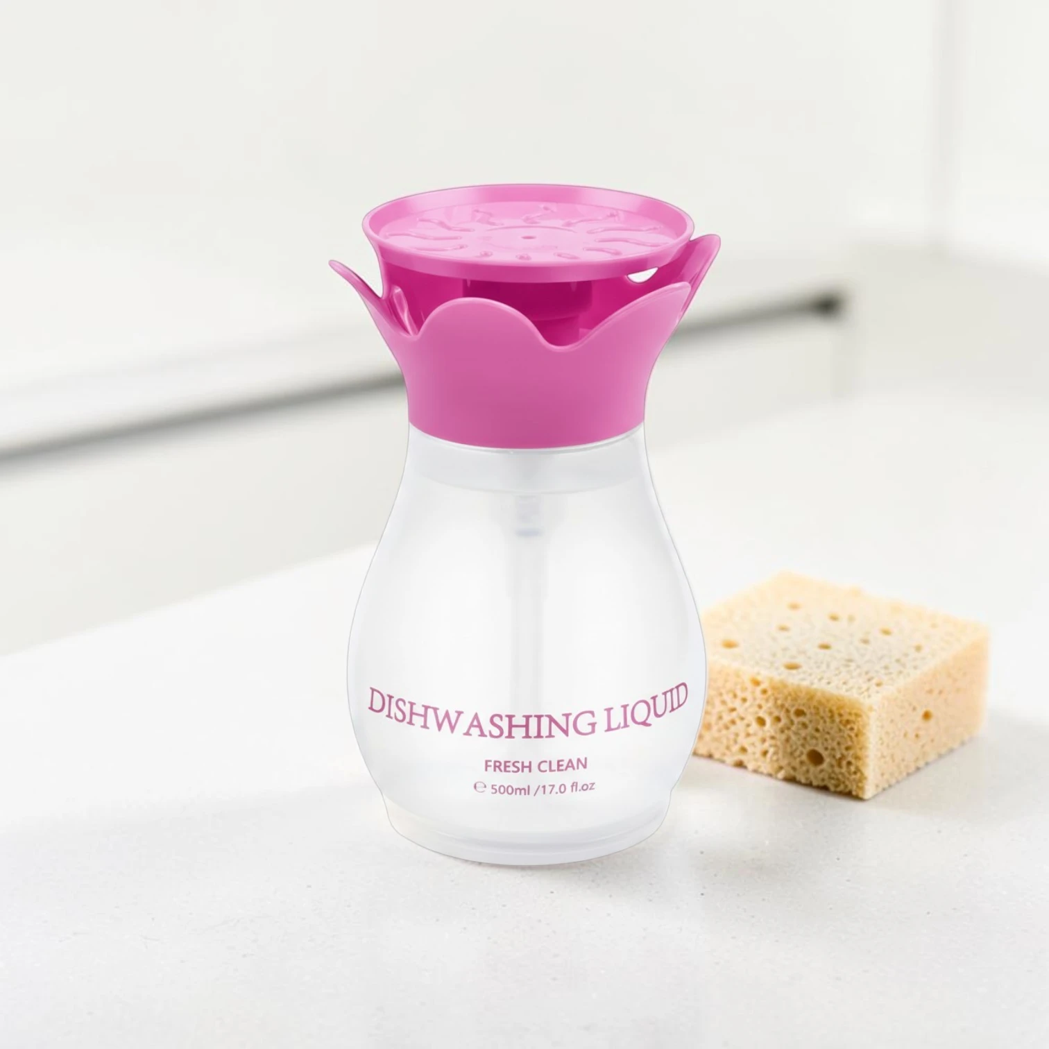 High-efficiency dishwashing liquid in clear bulk bottles for supermarket retail, supporting private label (OEM) and sustainable chemical solutions.