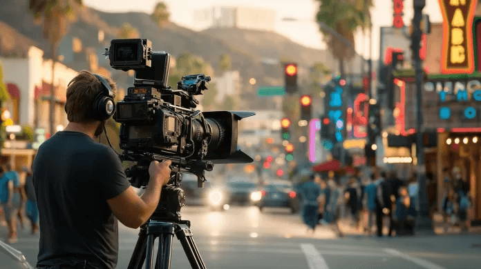 Foto de um Cameraman