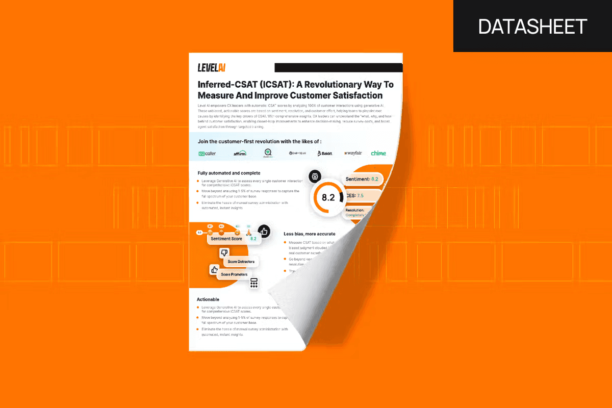Inferred CSAT datasheet