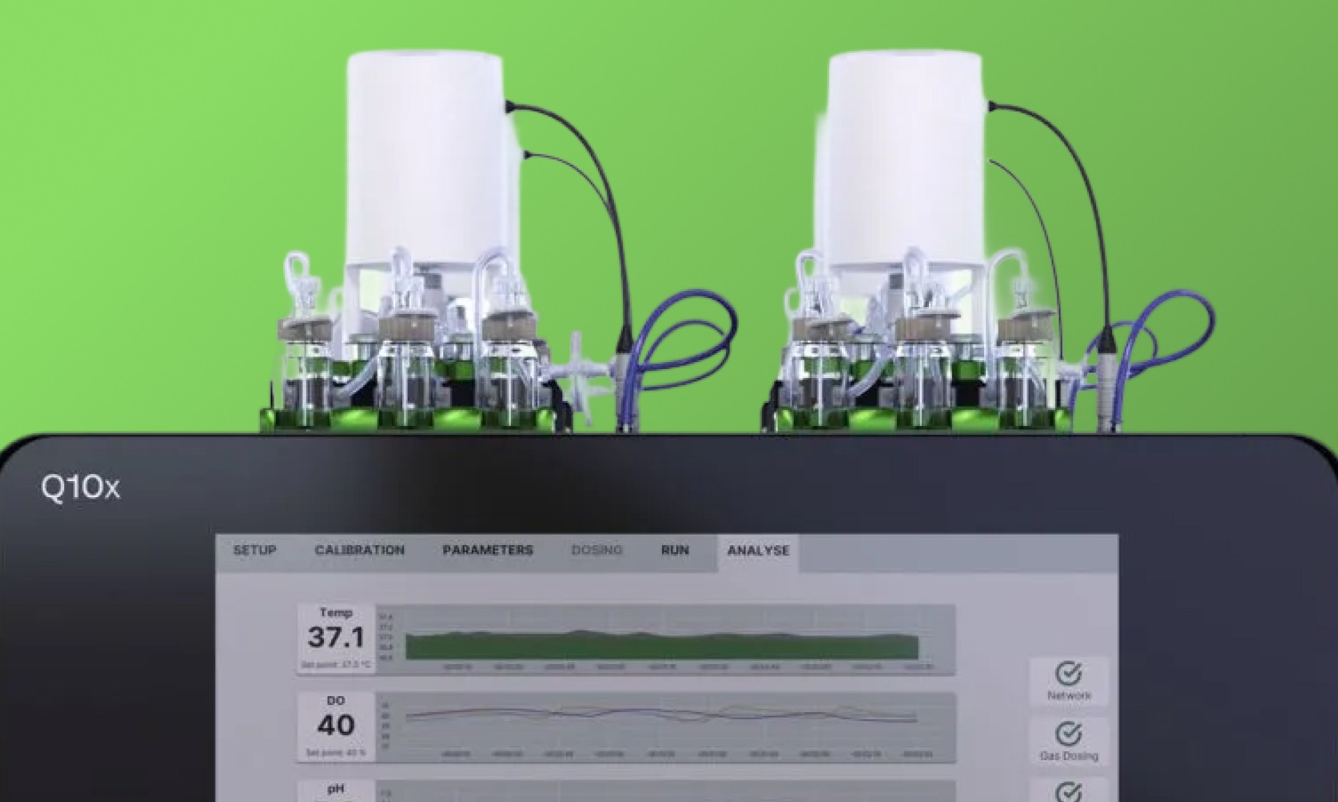 A photo of a bio-reactor