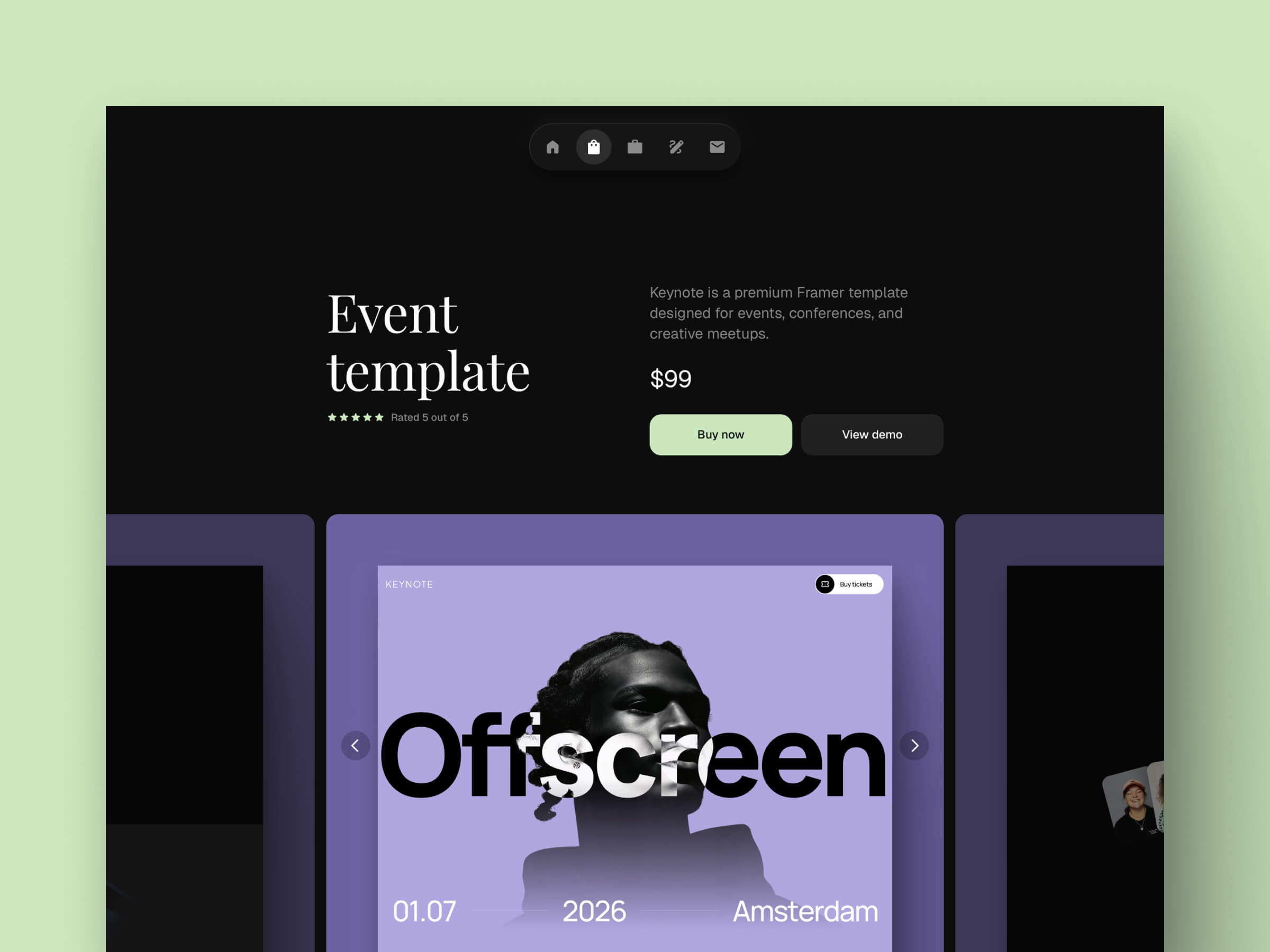 Refined shop page