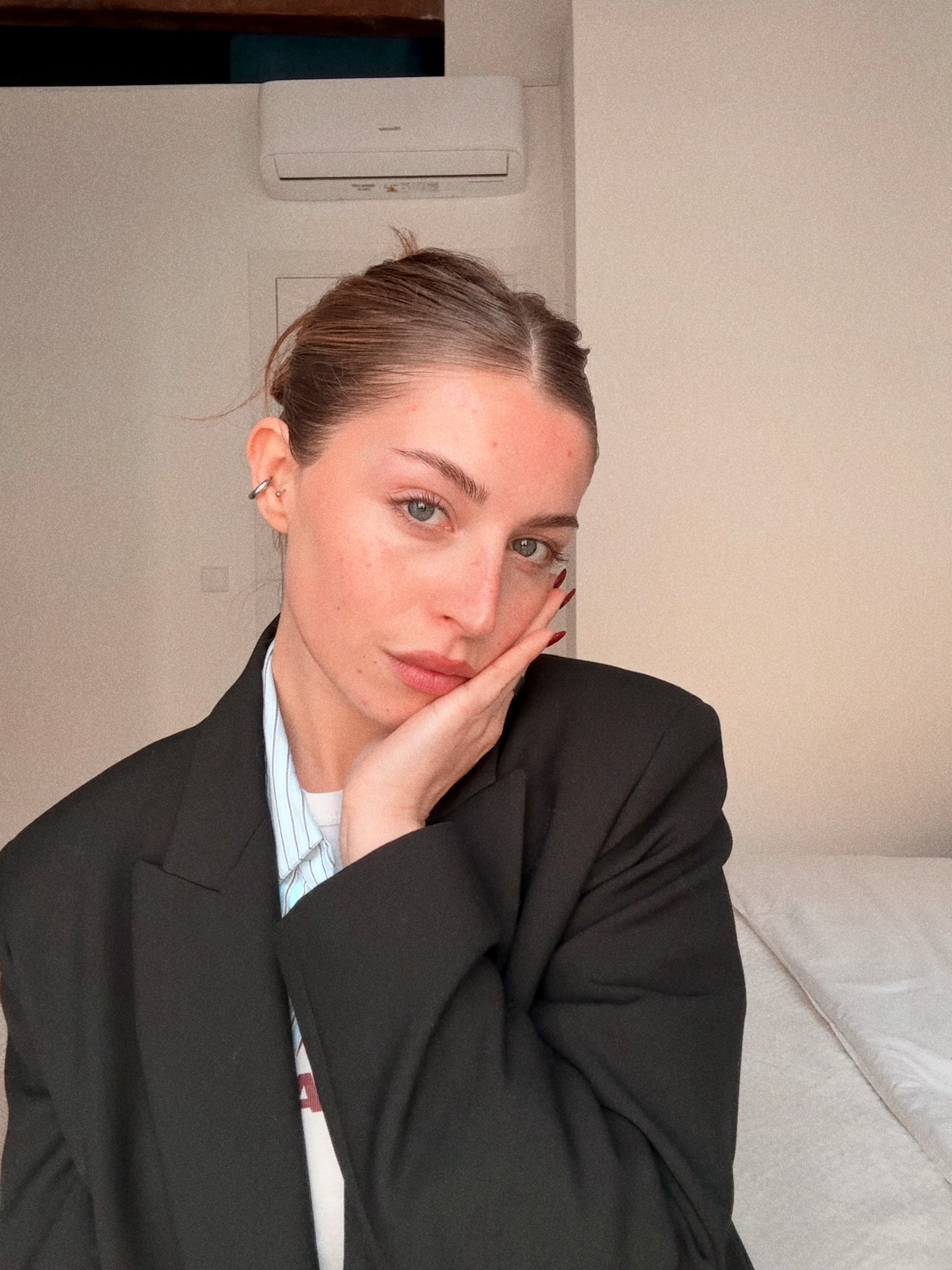 Woman with color palette