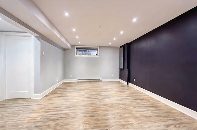 Vinyl Flooring & Accent Wall — after