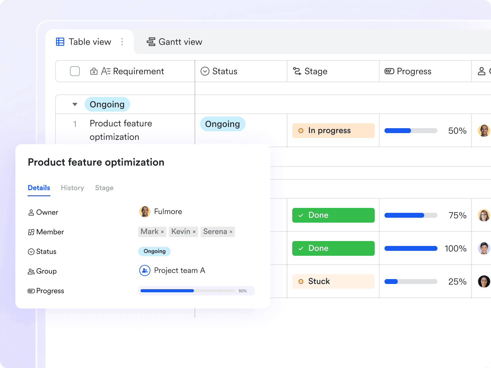 Project management with Lark Base