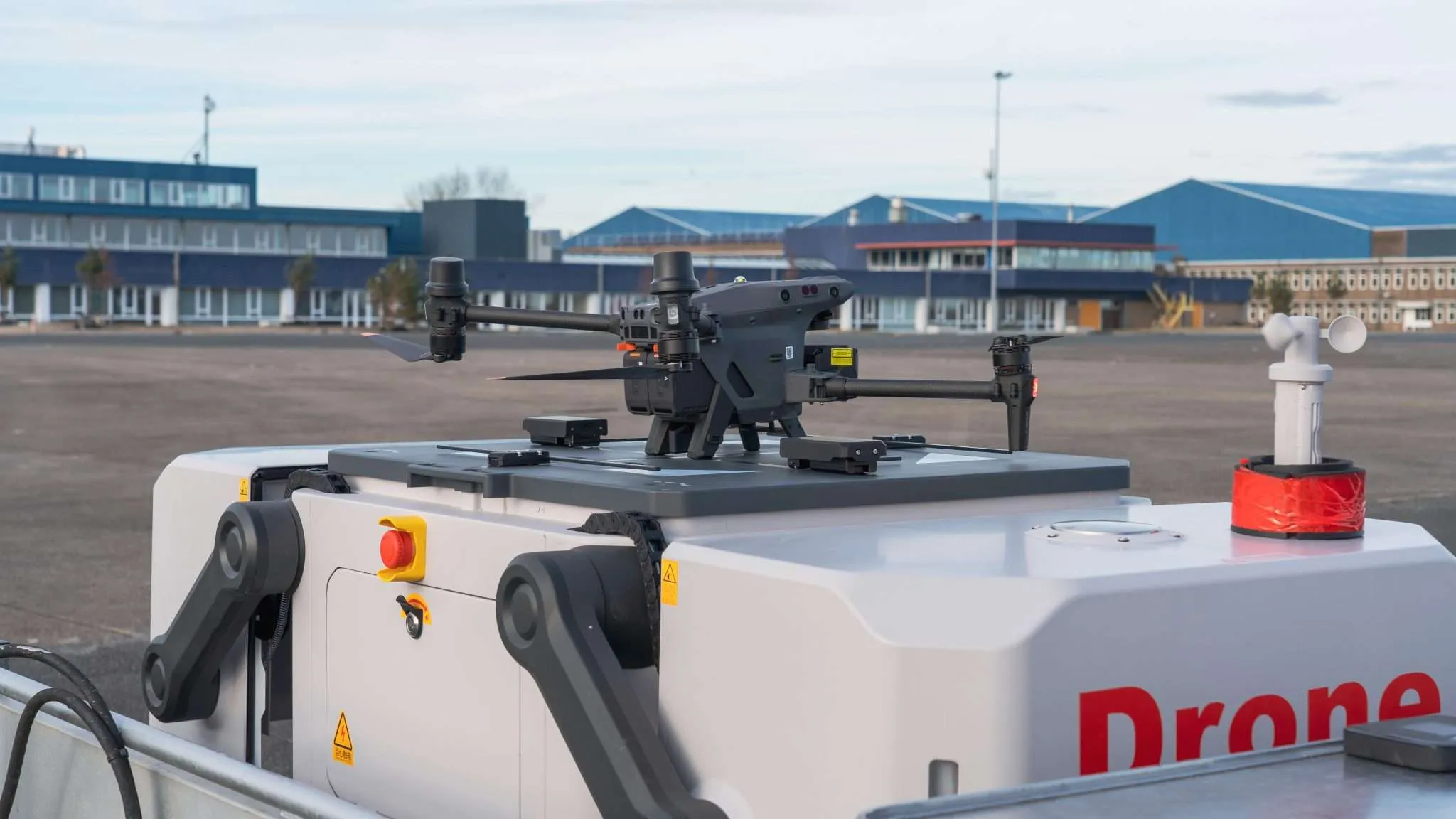 Image of DJI Dock in Operation