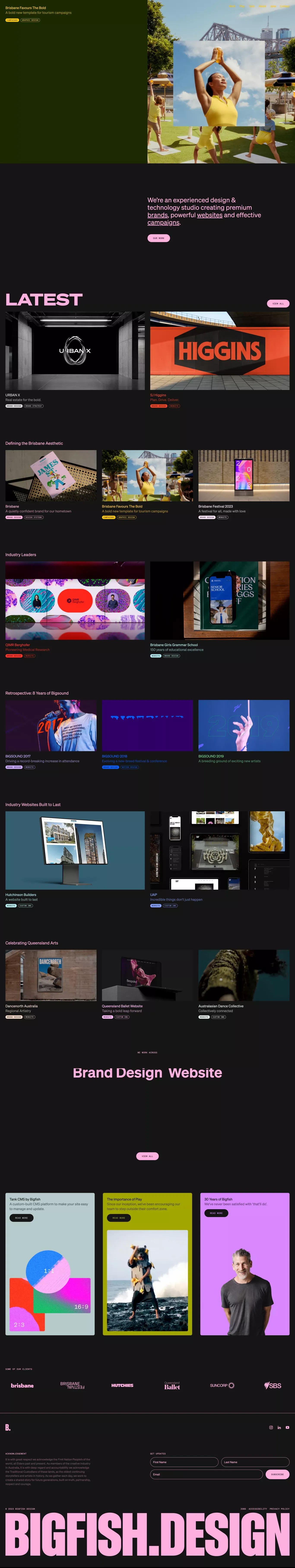 Design & Technology portfolio page screenshot showcasing Advertising and Design design