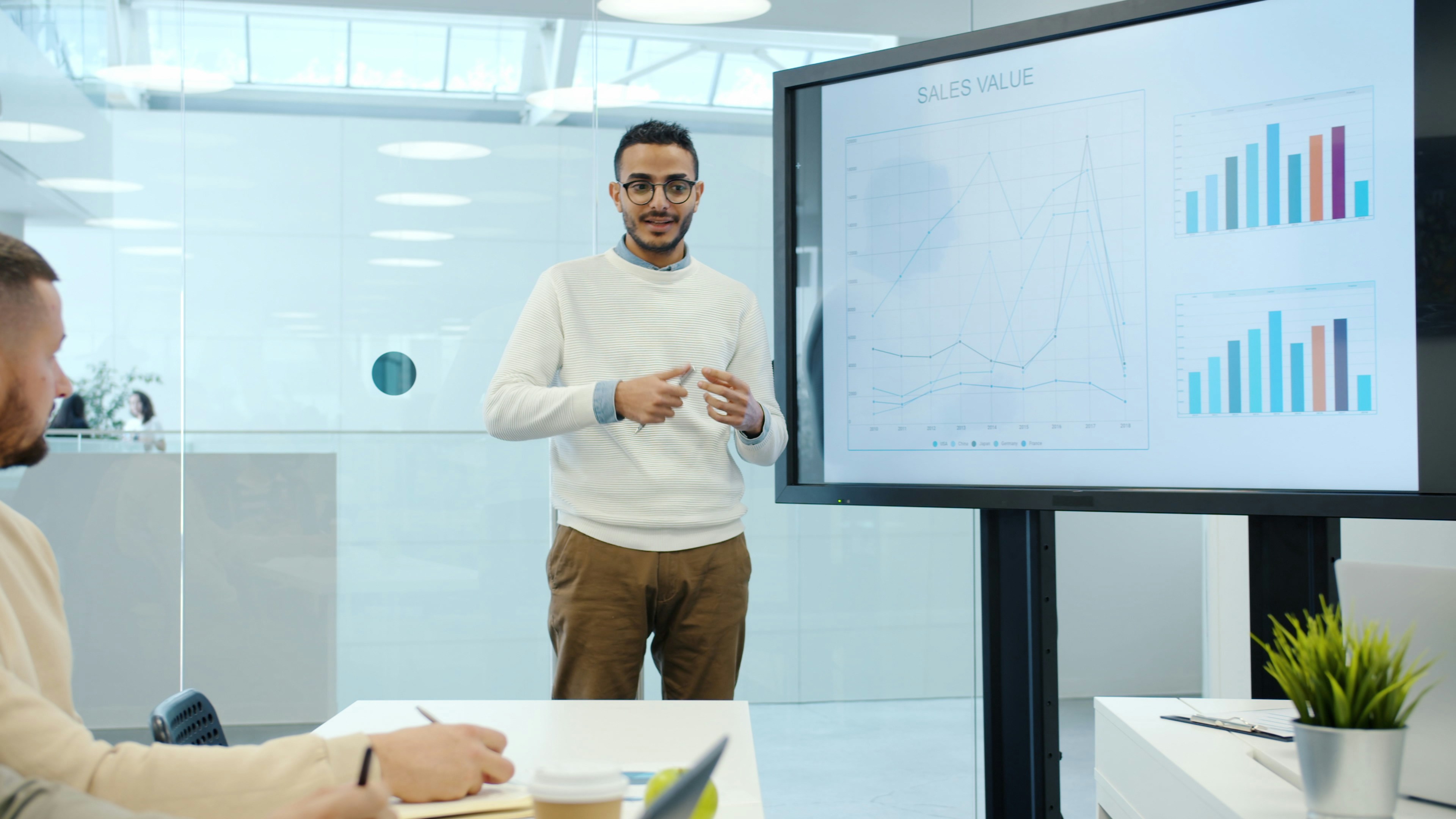 man presenting - How to Turn Excel Data Into a Graph