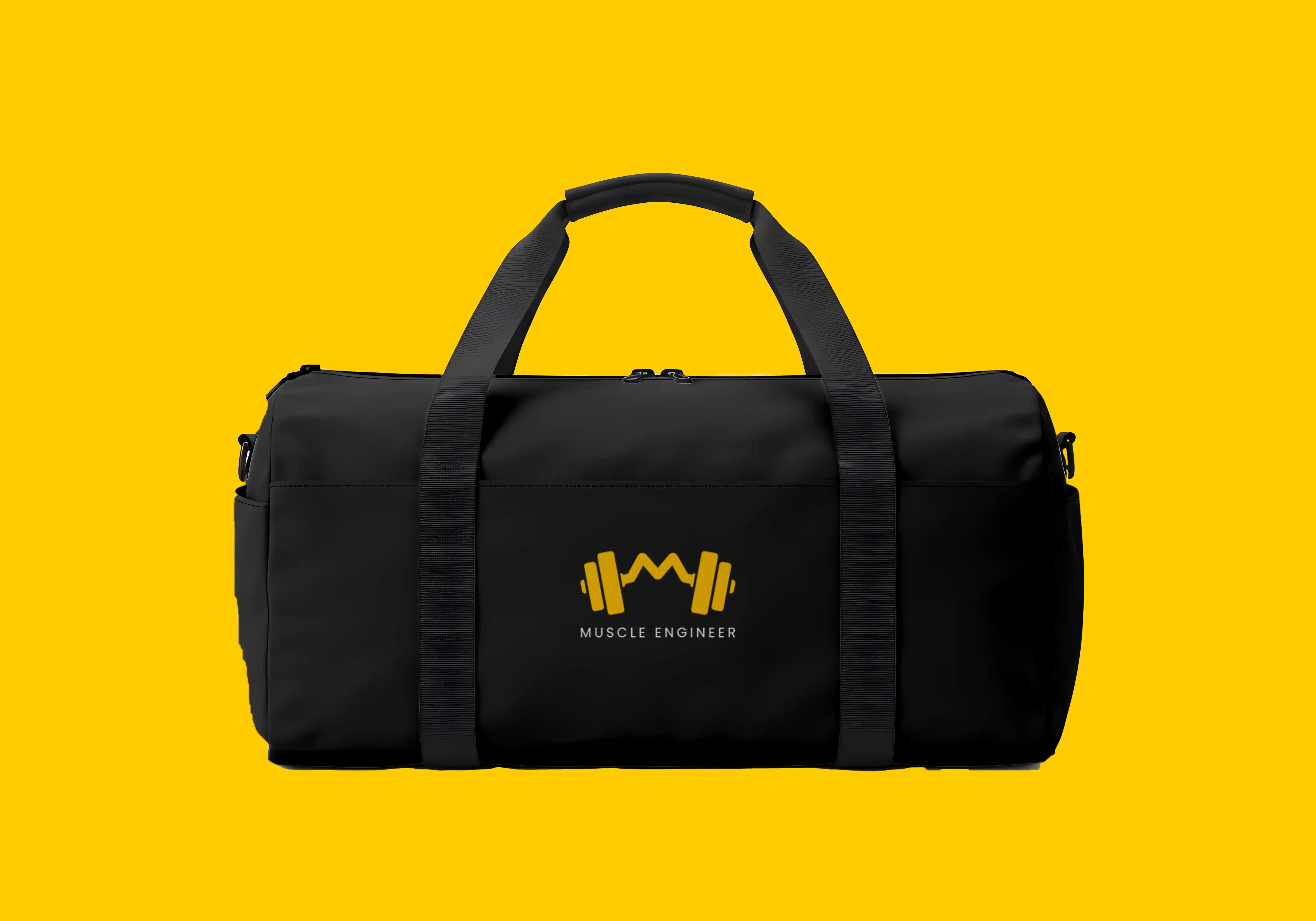 gym and fitness duffle bag design
