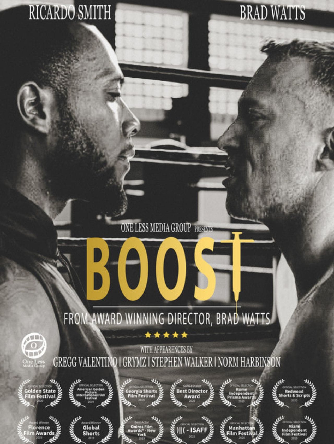 Poster design for Boost documentary fim