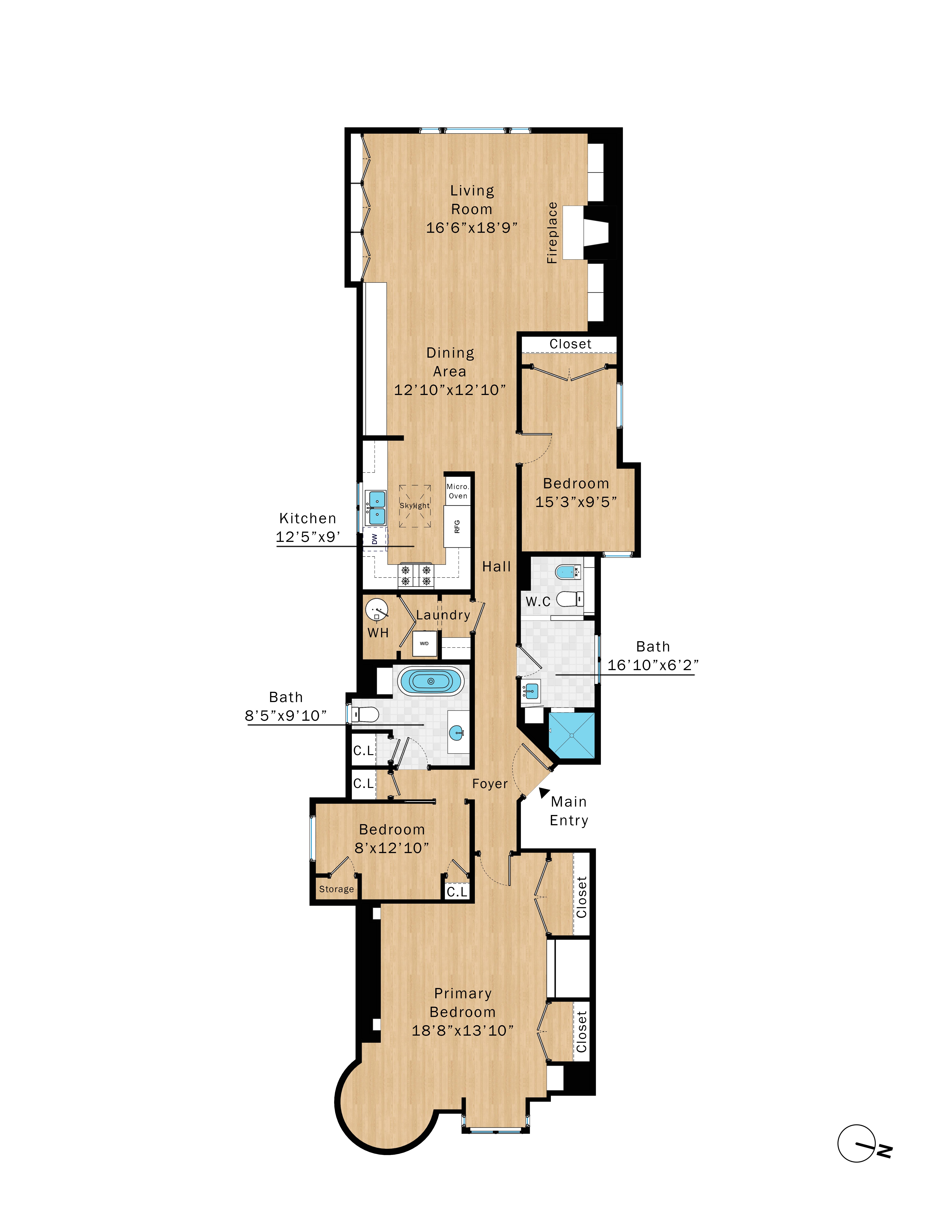Webster Street Floor Plan