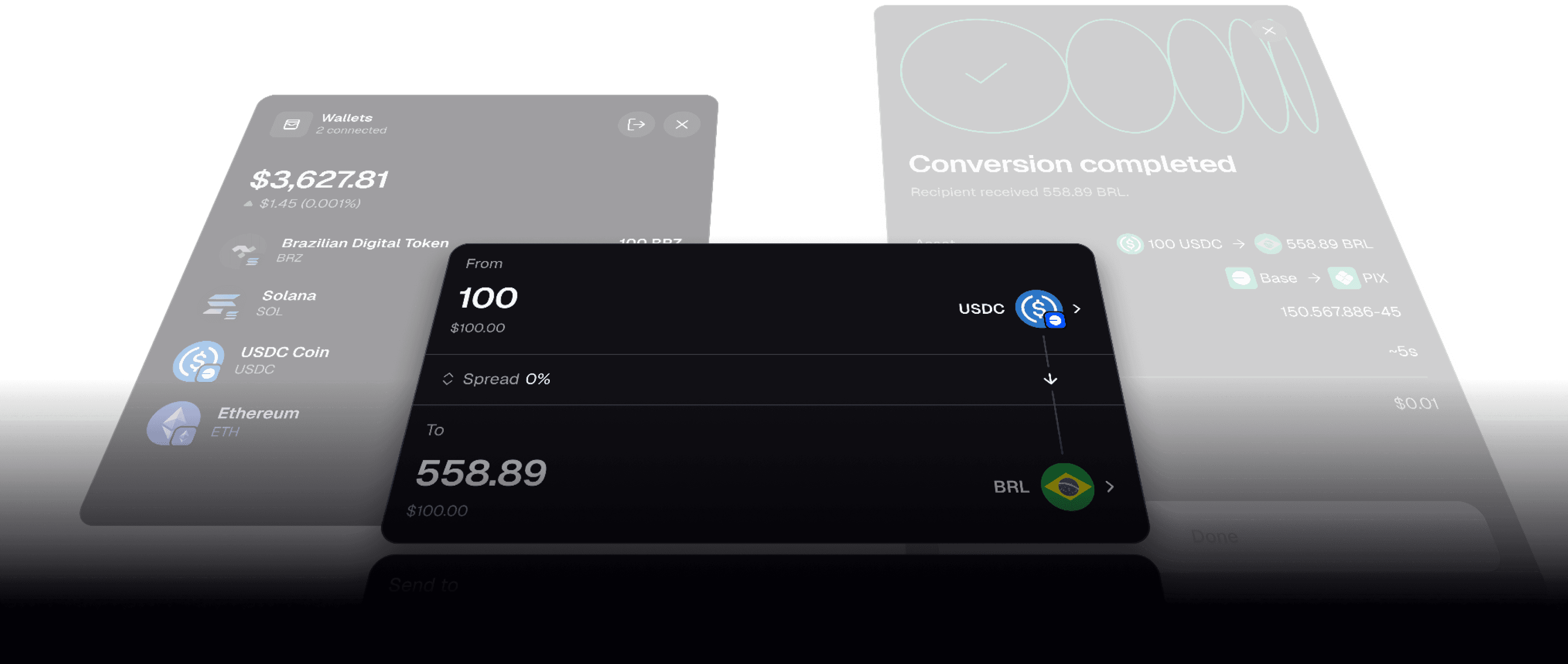 No need to manage multiple integrations - orda will route, execute and settle value across fragmented domains