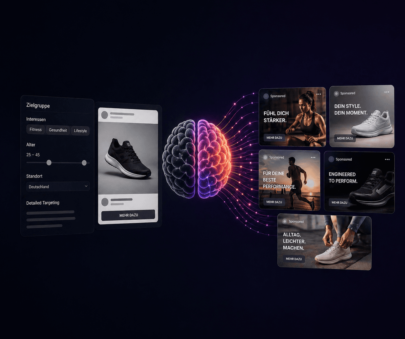 Moderne Ad-Systeme lesen aus Creatives Signale: Welche Situation wird gezeigt? Welches Problem wird angesprochen? Welche Motivation steckt dahinter?