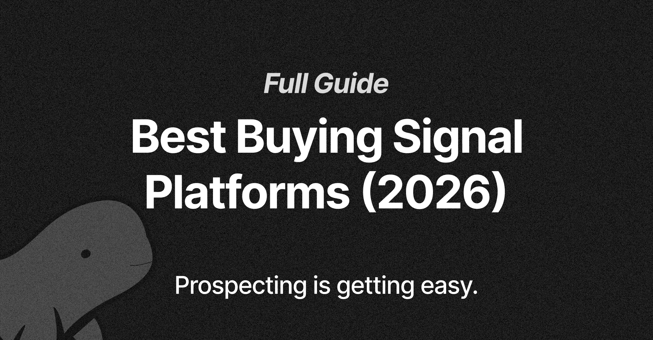 best buying signal platforms