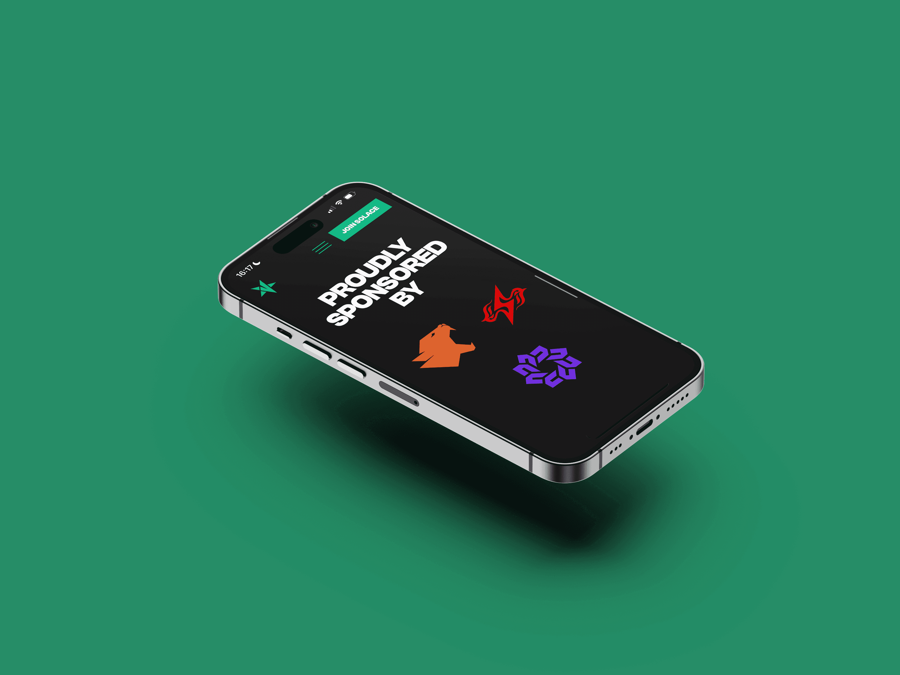 Solice Template Phone Sponsors Mokcup