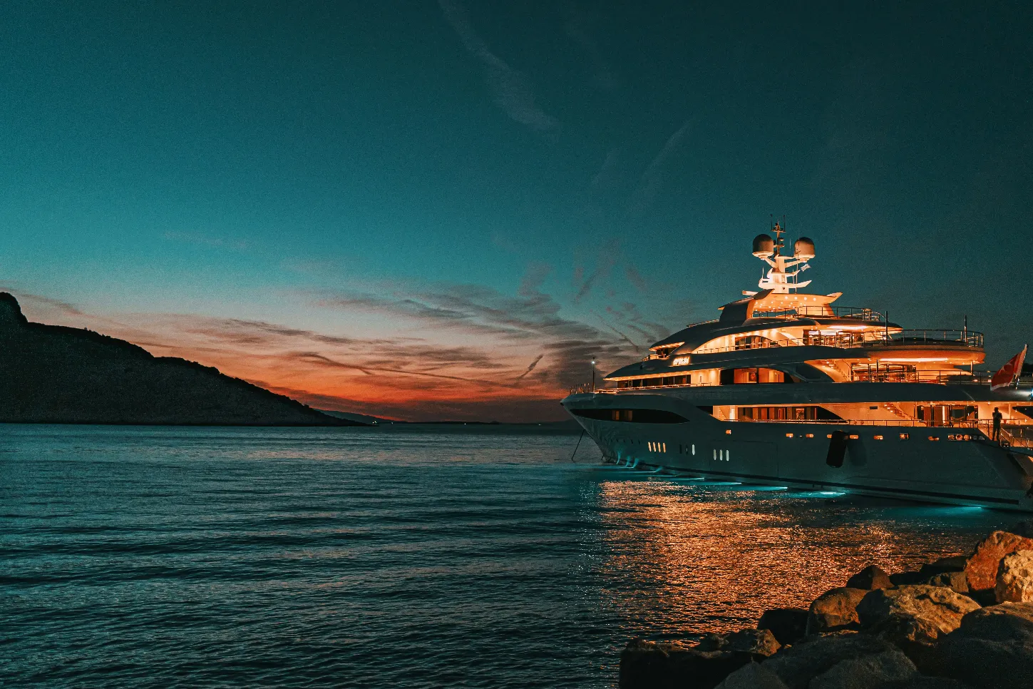 Yacht sea