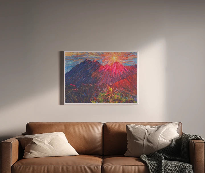 premium art poster and canvas prints, with originals available, from QART , of the artwork " Haleakala National Park "